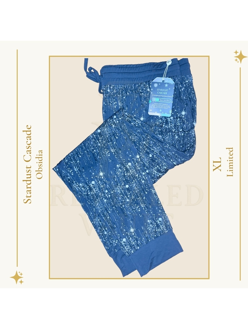 Stardust Cascade - Obsidia Loungewear Size X-Large